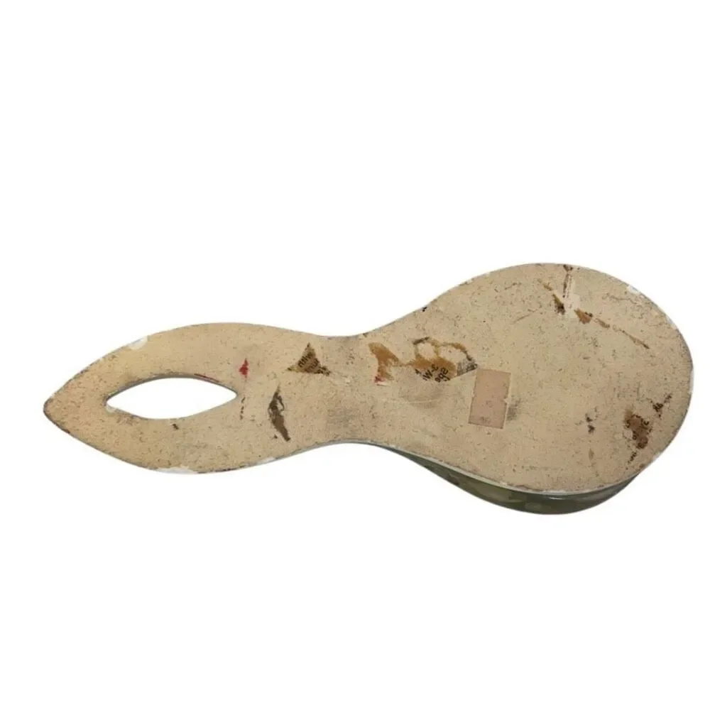 Vintage Lucite Sea Shell Spoon Rest 8.5